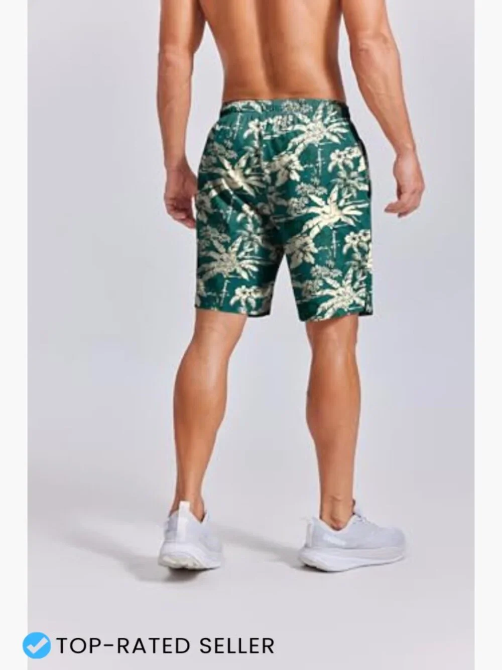 Mens Swim Trunks 7 inch Board Shorts with Mesh Liner Quick Dry Beach Shorts